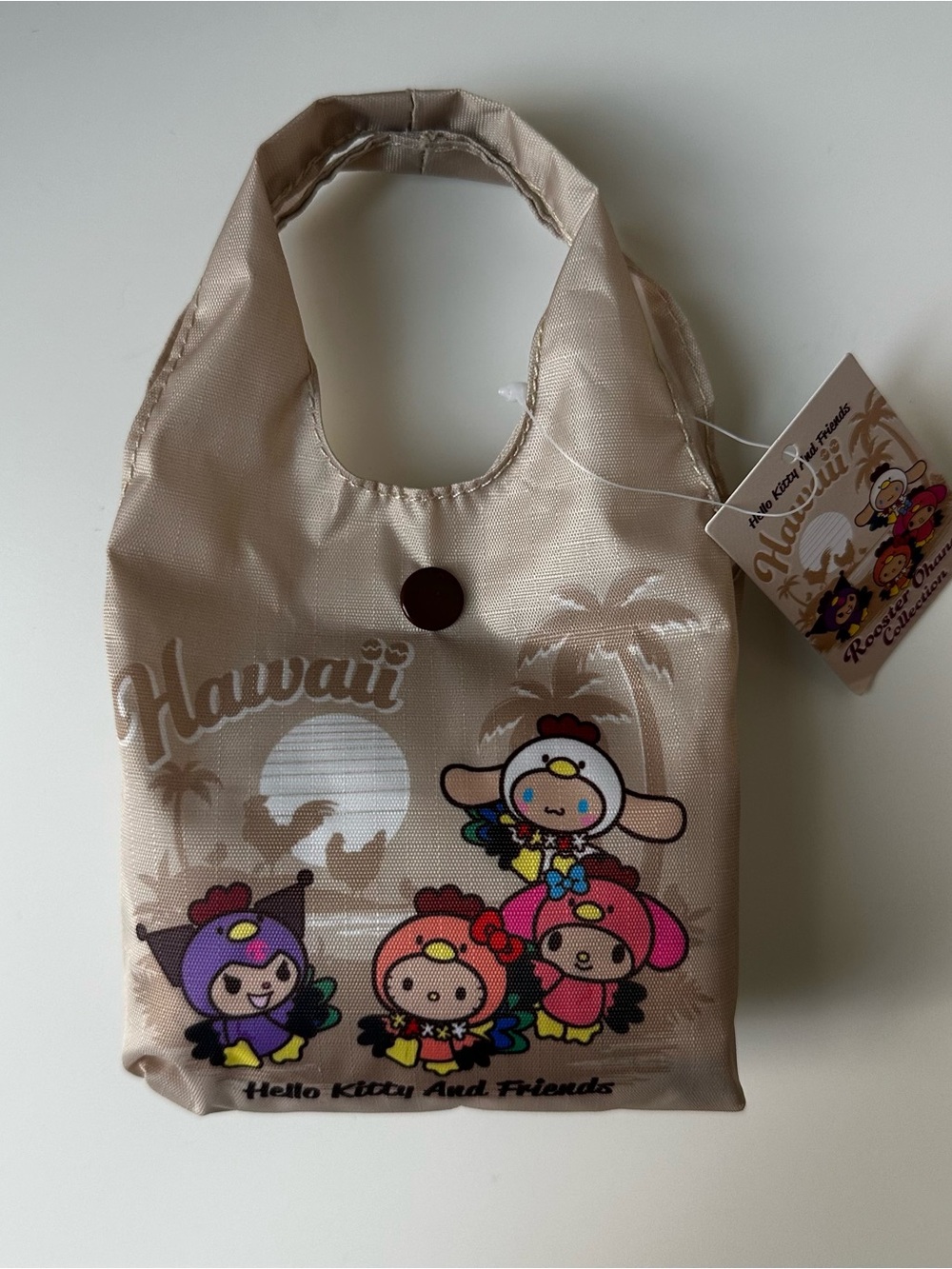 ABC x Hello Kitty & Friends Hawaii Rooster Ohana Collection Reusable Bag